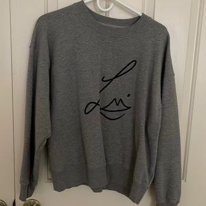 Lisa Eldridge branded sweatshirt.